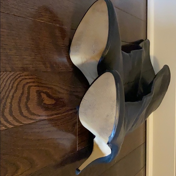 COPY - Banana Republic Black Leather Knee High Boots Sz 9 - Picture 3 of 11